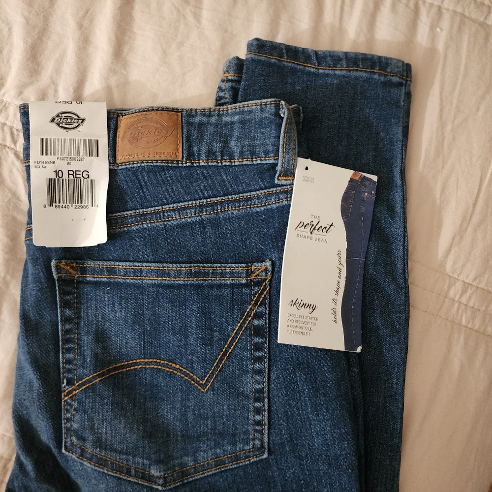 Dickies Womens Size 10 Skinny Jeans NWT